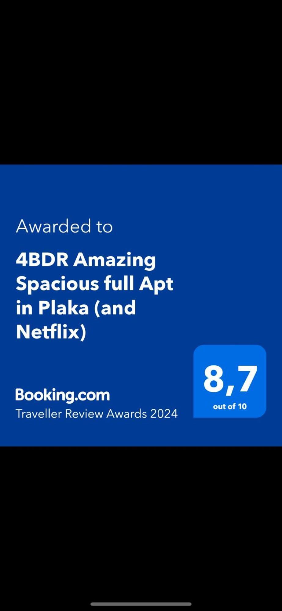 4Bdr Amazing Spacious Full Apt In Plaka Apartment Athens Exterior photo